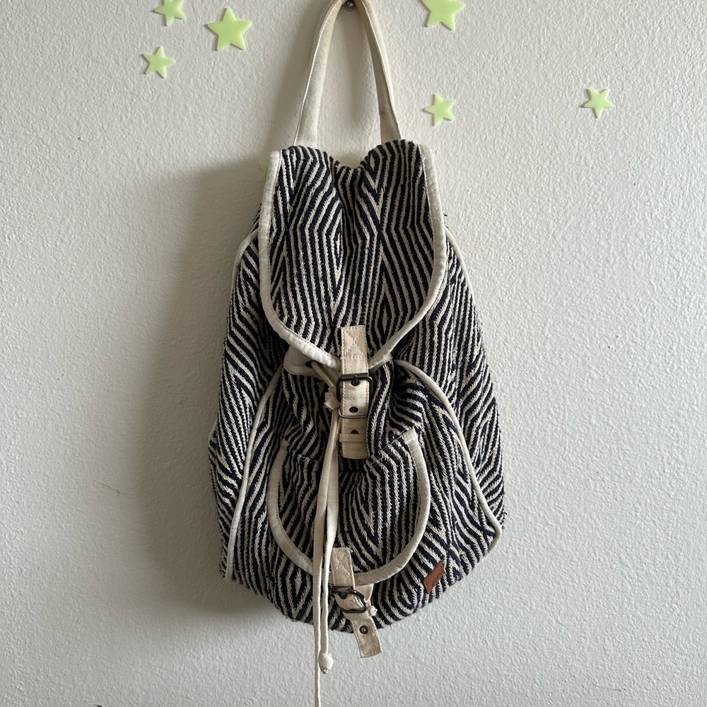 Roxy drawstring backpack.